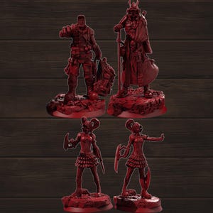 Cyberpunk NPCs | Necropunks Miniatures | Tabletop Roleplaying / D&D / Wargaming miniature