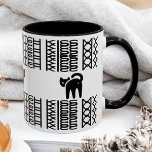 Hidden Message Coffee Mug Funny Secret Swear Word Bitch Kiss My Ass Gift Office Humor Sarcastic Best Friend Custom Hidden Message Mug