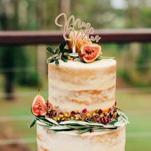 Caketopper Wedding &quot;Mr & Mrs&quot;