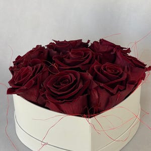 Forever Floral Gift for Her - Emerald Flower Box