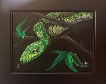 Serpent vert arboricole