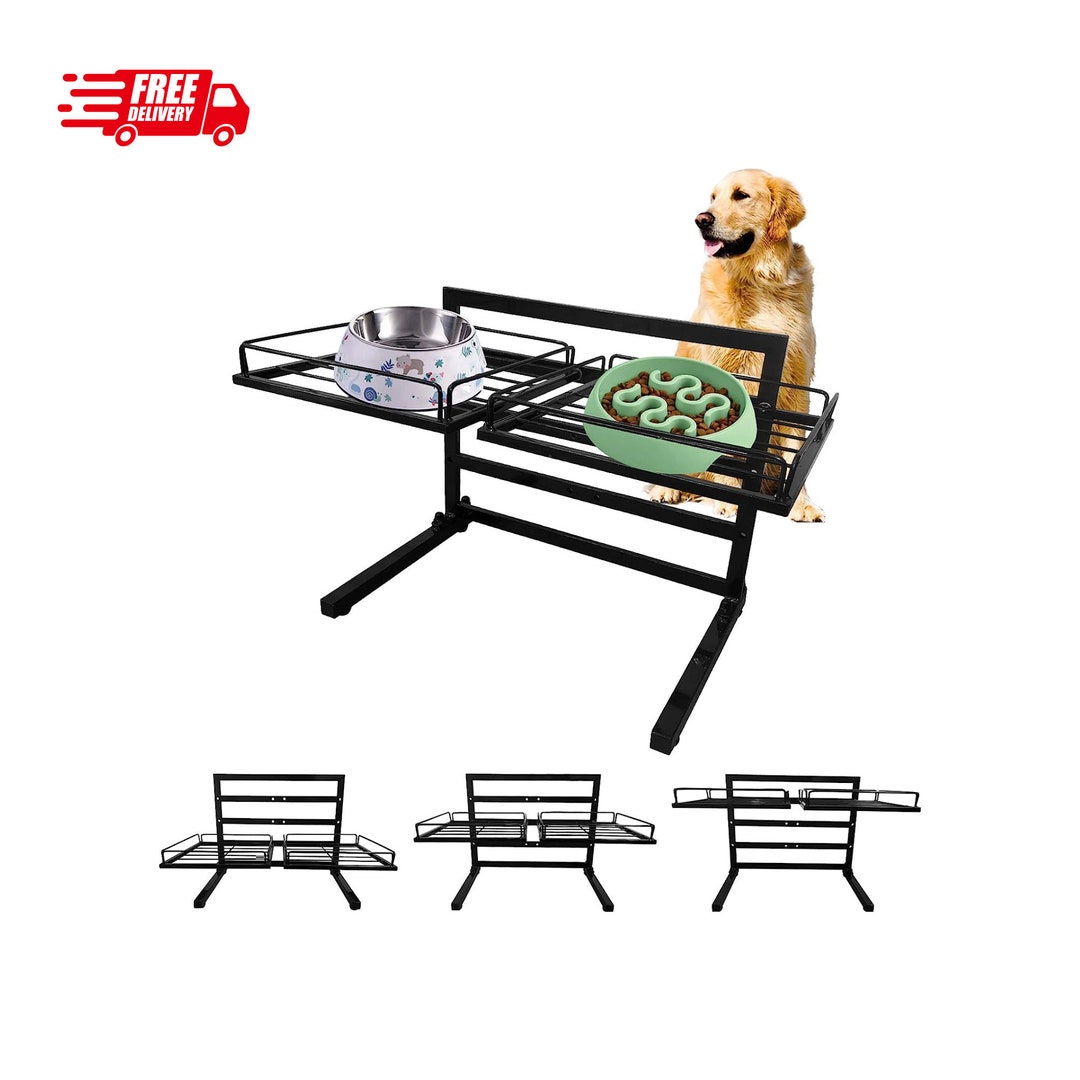 Metal Elevated Dog Bowl Stand Lifted Dog Bowl Holder for Etsy