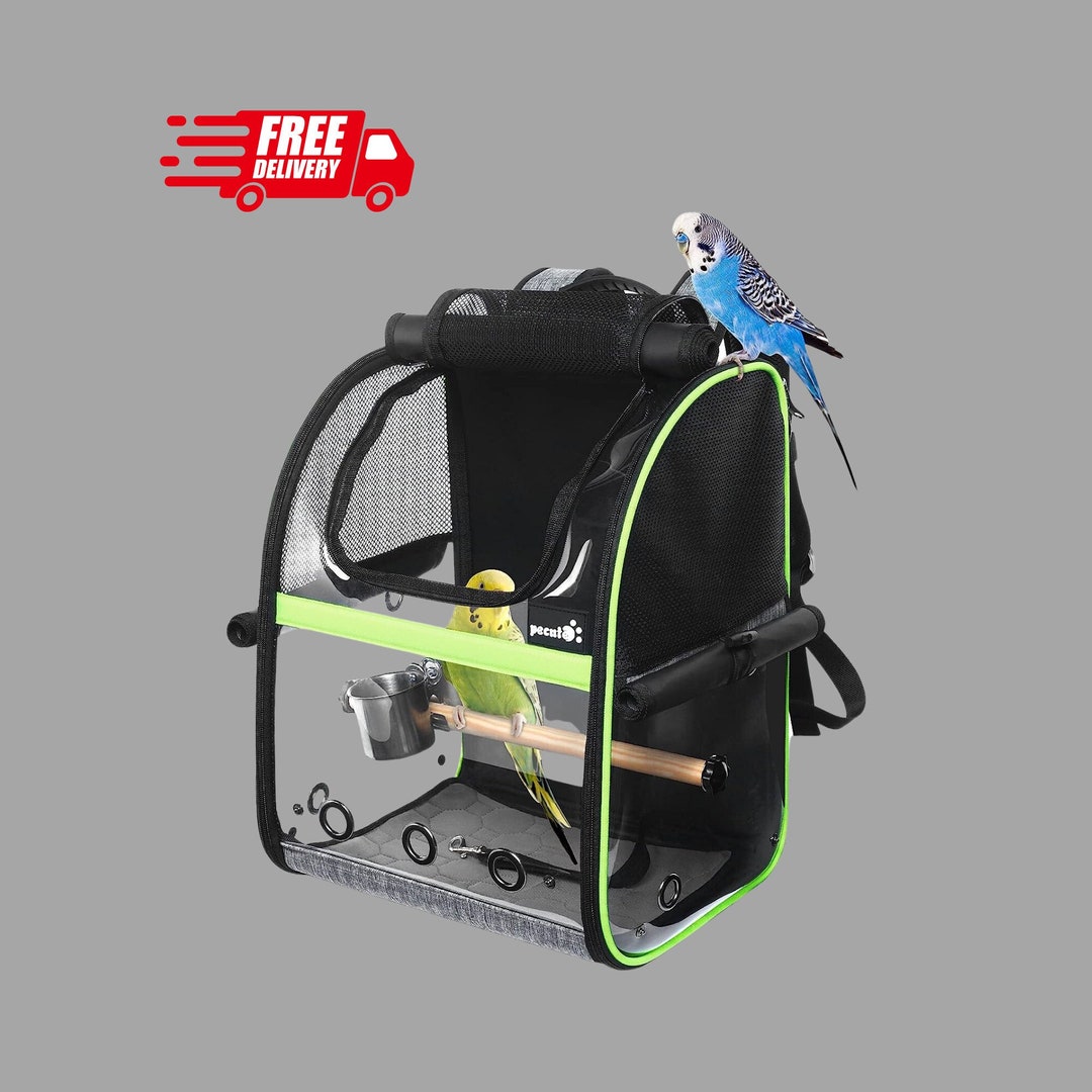 Bird Carrier Backpack Parrots Bird Backpack With Visible Etsy