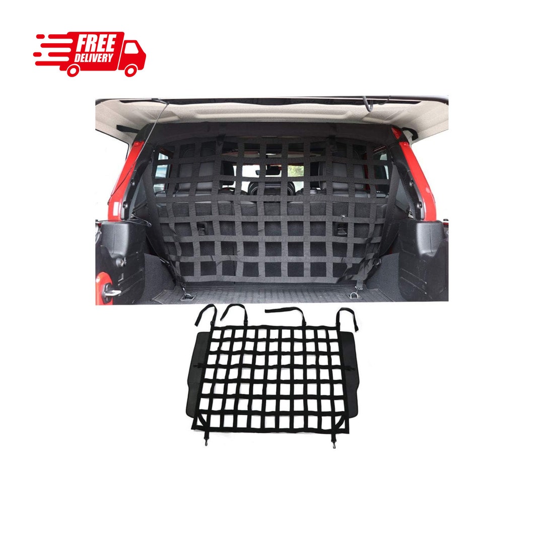 Pet Net Vehicle Safety Mesh Dog Barrier for Jeep Wrangler JK Etsy