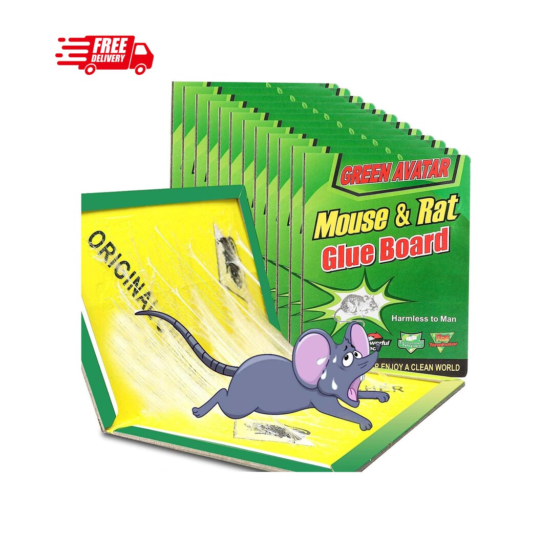 12 Pack Large Mouse Glue Traps With Enhanced Stickiness Rat Etsy
