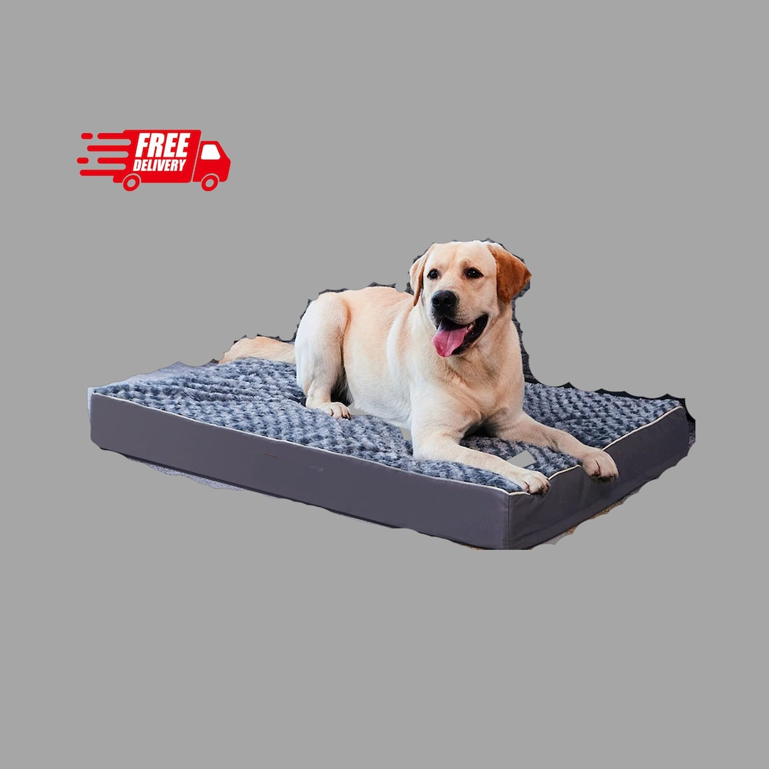 Dog Bed for Extra Large Dogs Eggcrate Foam Pet Bed Mat With Etsy