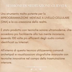 Meditazione co-creazione di obiettivi Legge di attrazione Meditazione guidataAudio mp3 download digitale Audio meditazione immagine 2