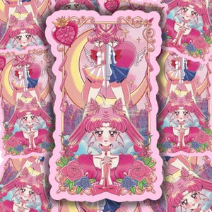 Kawaii , dreamy princess, 90s, fairycore- HOLOGRAPHIC VINYL STICKERS - Stationery Scrapbooking Bullet Journal Planner Anime  Cute