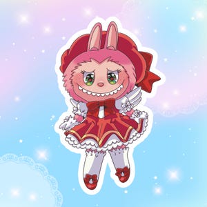 Animali kawaii, carini adorabili mostri labu card captor- ADESIVI IN VINILE OLOGRAFICI - Cancelleria Scrapbooking Bullet Journal Planner Anime