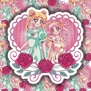 Kawaii , dreamy princess, 90s, fairycore- HOLOGRAPHIC VINYL STICKERS - Stationery Scrapbooking Bullet Journal Planner Anime  Cute