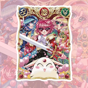 Kawaii , dreamy princess, 90s, fairycore- HOLOGRAPHIC VINYL STICKERS - Stationery Scrapbooking Bullet Journal Planner Anime  Cute