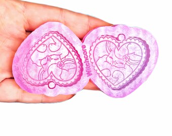 Pokemold Schattige dieren -Harsvormen siliconen-Oorbellen siliconen mallen-Siliconen mal voor harsgieten/sieraden maken