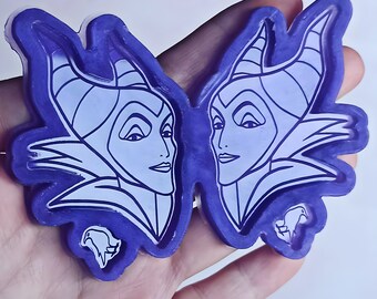 Crow witch-Resin molds silicone-silicone molds-Earring Silicone Mold for Resin Casting / Jewelry Making