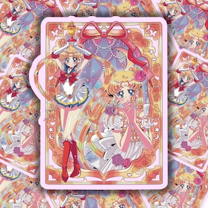 Kawaii , dreamy princess, 90s, fairycore- HOLOGRAPHIC VINYL STICKERS - Stationery Scrapbooking Bullet Journal Planner Anime  Cute