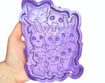 SK kpop maxi tray mal kawaii big boy-hars mallen siliconen-siliconen mallen-siliconen mal voor hars gieten/sieraden maken