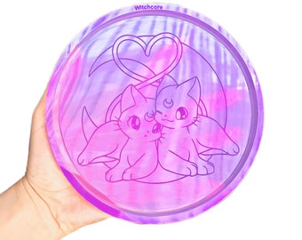 Premium maxi tray Couple Cats-Harsvormen siliconen-siliconen mallen-Siliconen mal voor harsgieten/sieraden maken