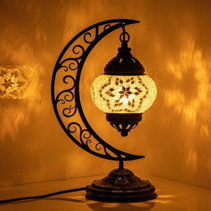 Mosaic Bedside Lamp Etsy