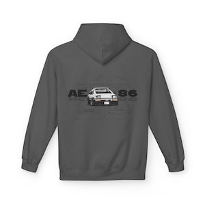 Hyatt AE86 Hoodie - JDM Drift Car Sweatshirt, Initial D inspiriert, Hachi Roku Trueno, Japanisches Oldtimer Geschenk, Streetwear Unisex Pullover
