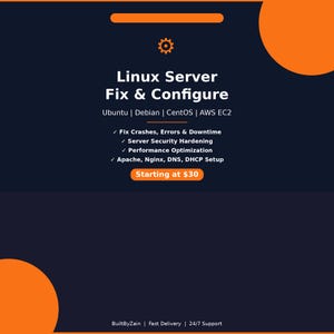 Linuxサーバーの修正、Ubuntu、Debian、CentOSの設定、AWS EC2管理