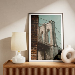 Brooklyn Bridge NYC Poster Home Art Printed Trendy Wall Decor