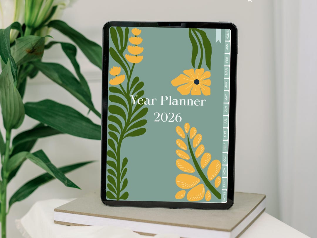 Curated visual reference: Gallery Detail: All In One Digital Planner 2026 Hyperlink Planner Daily Planner