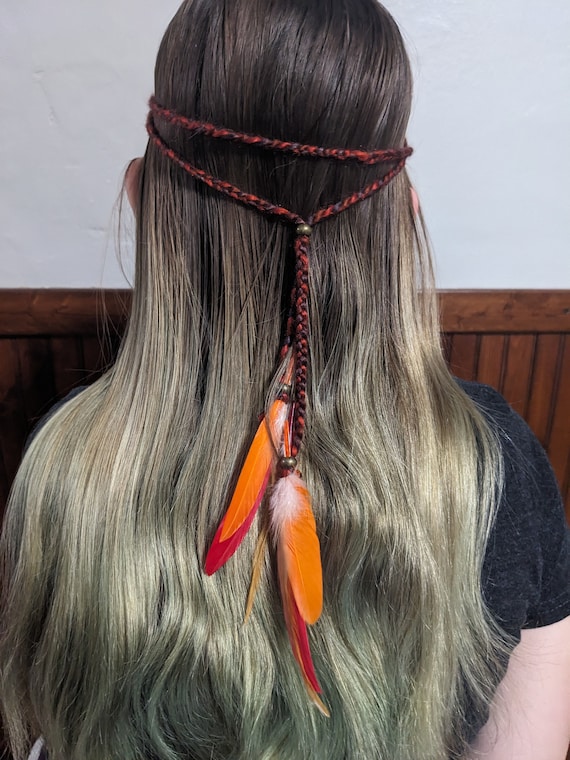 Braided Feather Headband - Mystery Pick - Etsy display picture 3