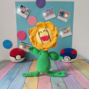 crochet pattern Sunflower / Häkelanleitung Sonnenblume