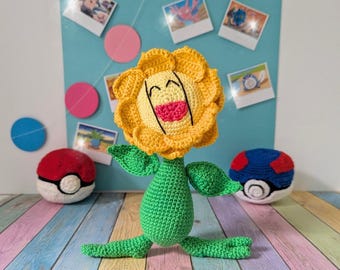 Crochet pattern Sunflower / Crochet instructions Sunflower