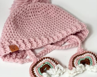 Crochet Rainbow Hat| Gift| handmade|