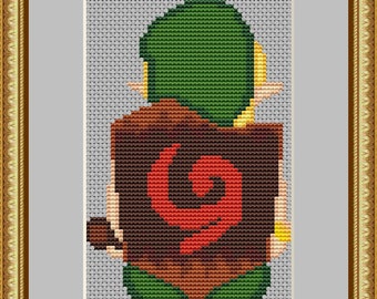 Zelda Link Cross Stitch Pattern