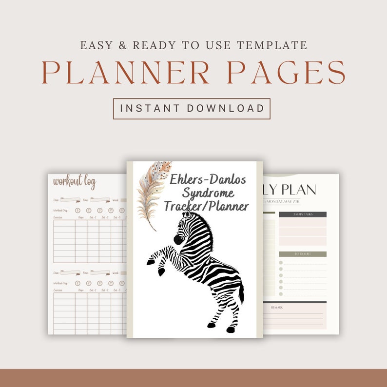 Ehlers-danlos Syndrome Tracker & Planner - Etsy