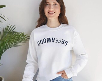Greenwood Bulldogs Sweatshirt, Bulldogs Sweater, Gildan Unisex Bulldogs Crewneck, Trendy Greenwoo Sweater, Greenwood Ar School Sweatshirt