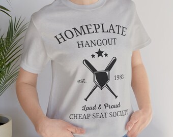 Baseball Mom t shirt, Softball Mom t shirt, Home Plate Hangout, Baseball Mama shirt, Softball Mama shirt, Ballpark Mama shirt