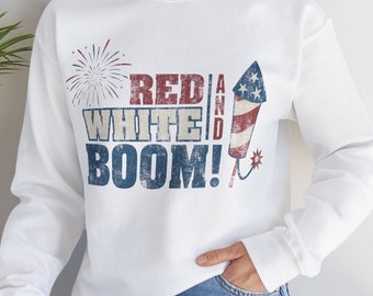 4th of July Crewneck Sweatshirt, USA Unisex sweatshirt, America sweatshirt, Freedom sweater, Patriotic sweatshirt unisex, 4th of July gift