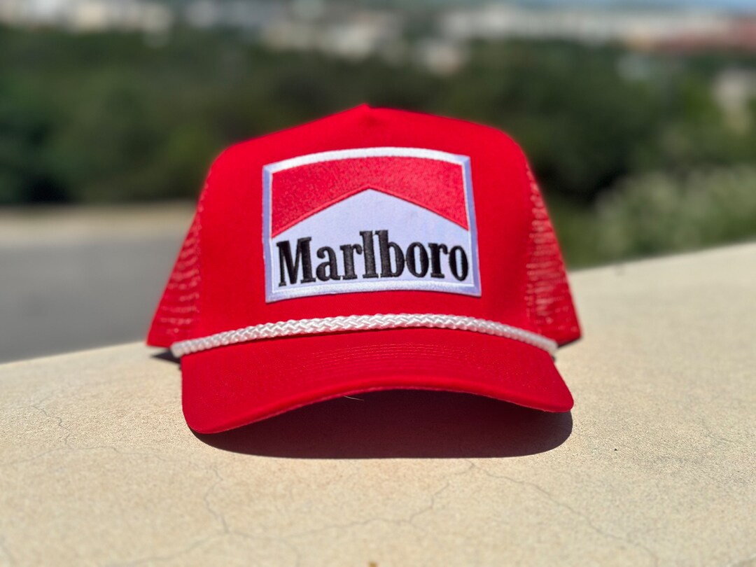 Marlboro Rope Hat Etsy