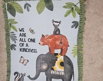 Manta de vellón con lazo One Kindness