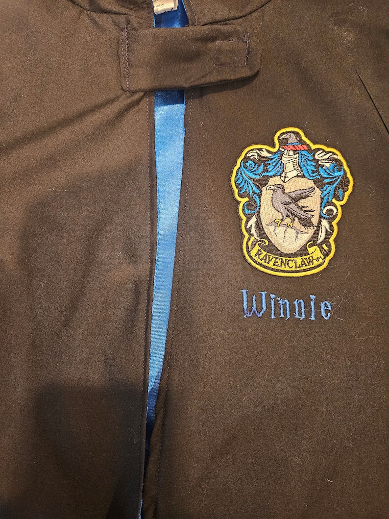 Wizard Robe Made With House Patches (personalization Embroidered Name ...