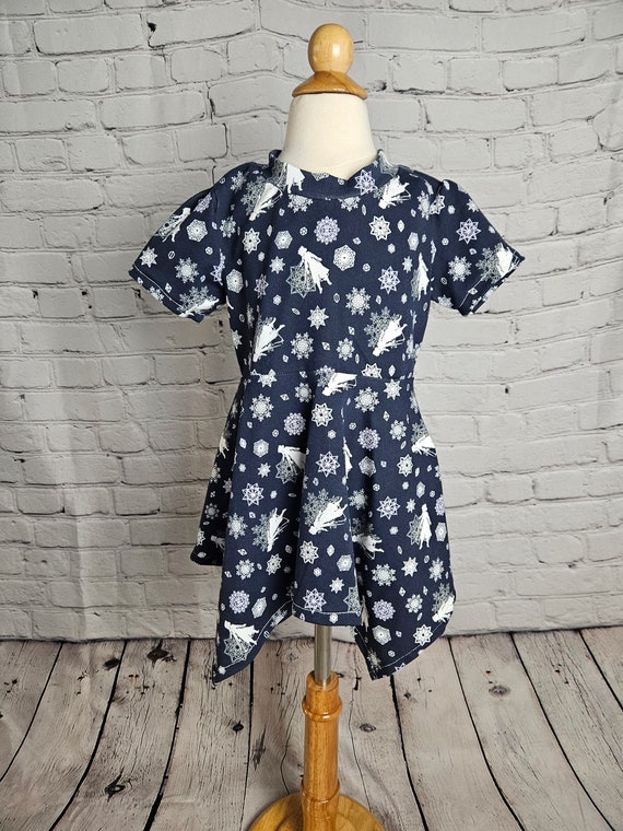 white christmas dresses Crissy Cotton Cover-Up Dress Frozen Blue / S main image 1