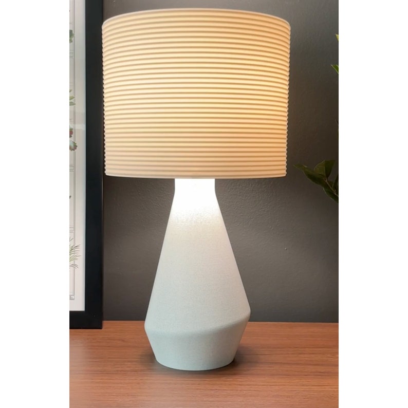 Modern Table Lamp, Accent Lighting, Desk Lamp, Unique Home Decor, Night ...