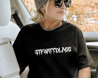 STFUATTDLAGG comfort colors shirt- booktok dark romance oversized graphic tee- XS-5XL plus size