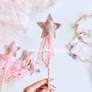 Kids Girl Little Girl Toddler Pink Fairy Princess Birthday Wand Dress Up Halloween World book day Accessories Costume Cape