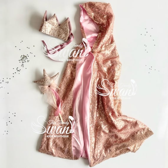 rose gold dress with cape May Queen RQ8009 - Long Sheath Dress main image 1