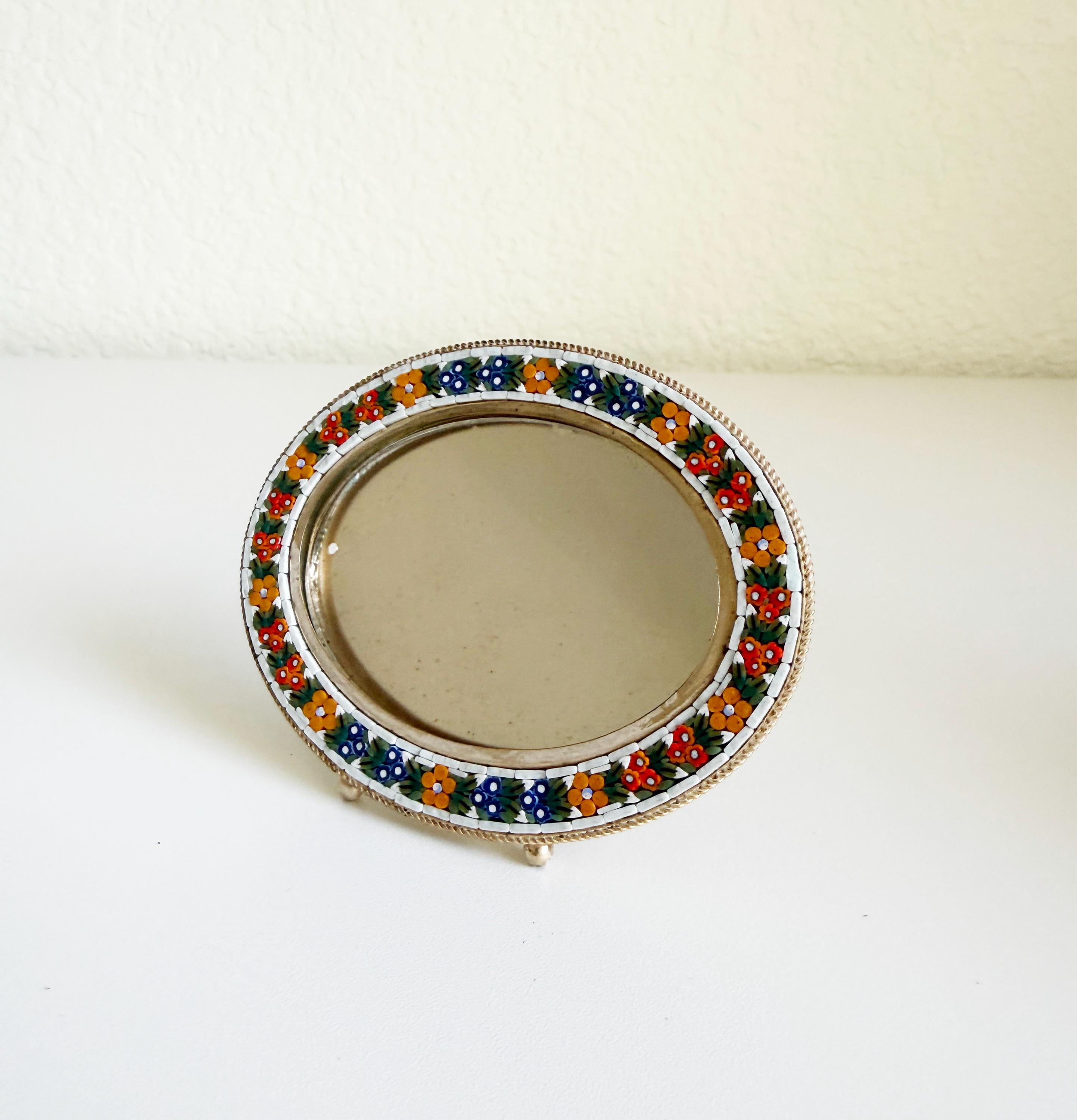 Vintage Italian Micro Mosaic Frame - Etsy