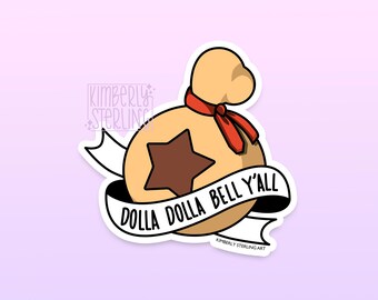 Bells Rule Everything Around Me Vinyl Sticker | Animal Crossing Inspired Sticker