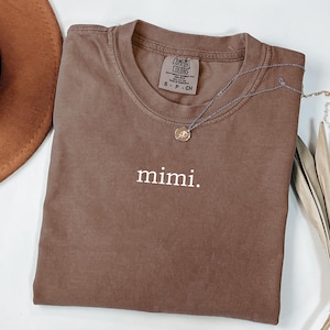 Comfort Colors Mimi Shirt: Grandma Gift, Soft Cotton Tee