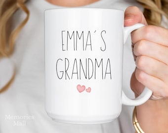 Personalized Grandma Mug: Pregnancy Announcement, Custom Birthday Gift
