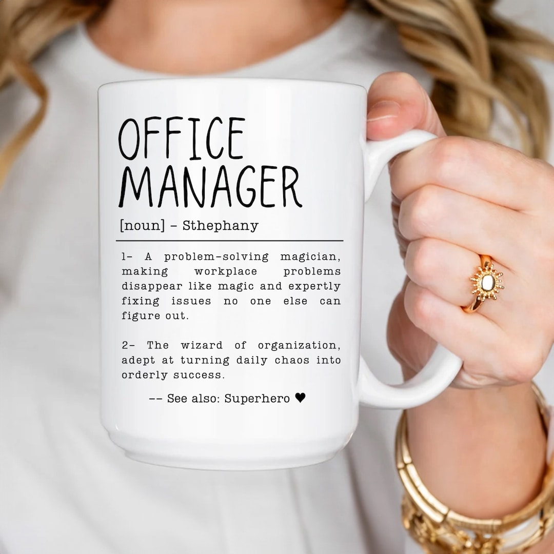 Office Manager Gifts, Office Manager Mug, Custom Office Manager Gifts