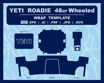 YETI Gabarit de conception à roulettes Roadie, 48 pintes, pour emballages en vinyle