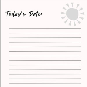 Journaling Template