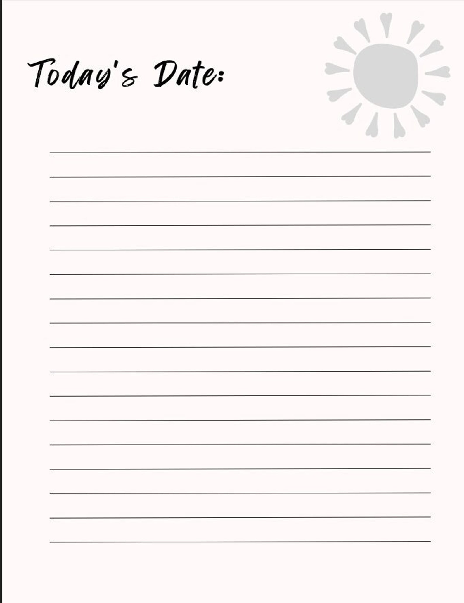 Image showcasing Journaling Template - Etsy